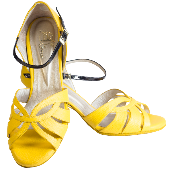 Ref T287D C1207 all in yellow leather