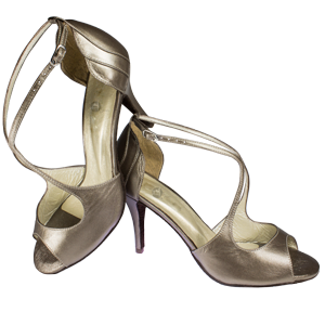 Ref 1203 Vibranto Shoes in bronze leather
