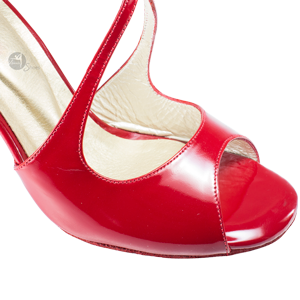 Ref 1203 Vibranto Shoes in red leather