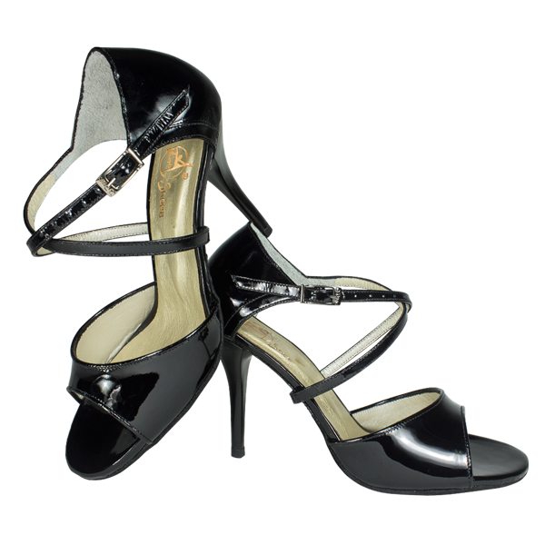 Ref T264 C251R in black patent leather - Vibranto Shoes high heel