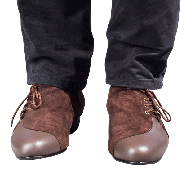Ref 334 brown leather menshoes