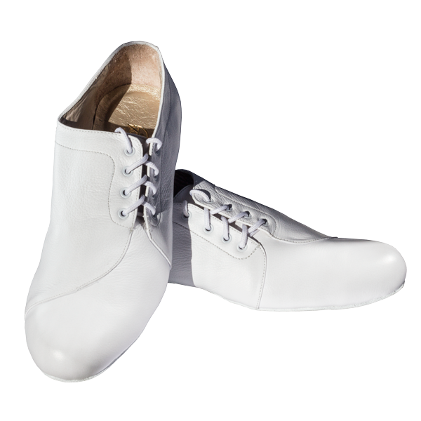 Ref 334 Men shoes all in white leather