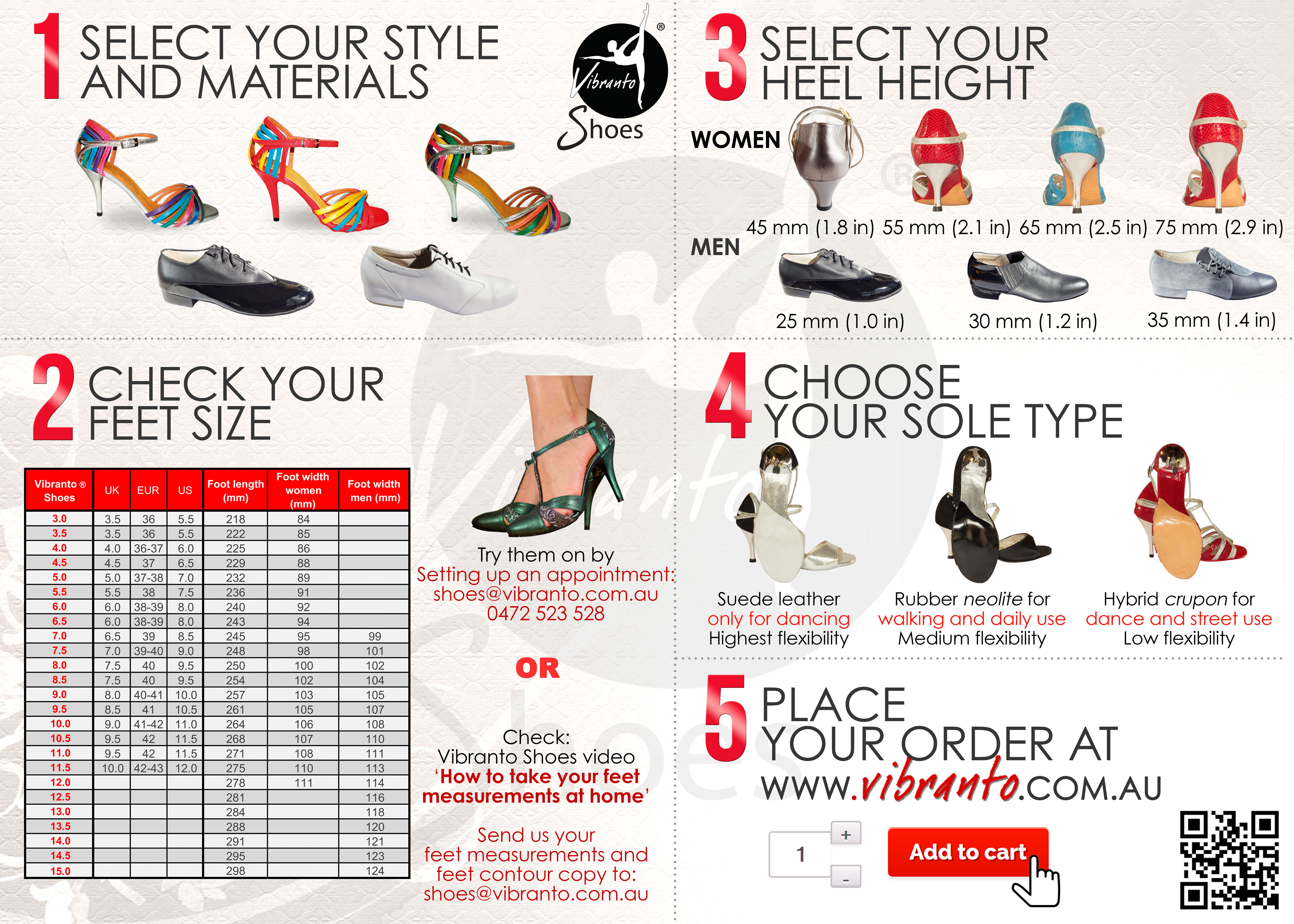 Vibranto Shoes online purchasing process